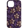 Floral Aesthetic Flower Botanical Gifts Custodia per iPhone 14 Fiori di lusso viola scuro scuro floreale