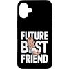 Cute Future Friend Baby Brother Custodia per iPhone 16 Plus Futuro migliore amico carino baby shower annuncio