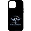 Fashion Book Custodia per iPhone 12 Pro Max Cape Cod Massachusetts Ancora nautica vintage con balene
