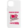 Retro Tech Humor & Vintage Computer Gift Custodia per iPhone 14 Plus 1900s Divertente Tech Retro Computer Umorismo