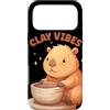 Pottery Capybara Outfit Custodia per iPhone 17 Pro Max Divertente costume Clay Vibes per gli amanti di Potter e Capibara