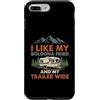 Trailer Life Gift Designs Custodia per iPhone 7 Plus/8 Plus Mi piace la mia Bologna Fried e il mio trailer è molto divertente