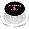 Molokai HI Souvenirs & Gifts by DV8sTees Molokai Hawaii (HI) PopSockets PopGrip per MagSafe