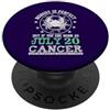 July 20 Birthday Cancer Zodiac Sign Astr Cancro segno zodiacale luglio 20 Oroscopo Astrologia Compleanno PopSockets PopGrip Adesivo