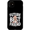 Cute Future Friend Baby Brother Custodia per iPhone 11 Futuro migliore amico carino baby shower annuncio