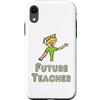Mark Ewbie Designs Custodia per iPhone XR Futuro Insegnante