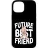 Cute Future Friend Baby Brother Custodia per iPhone 15 Futuro migliore amico carino baby shower annuncio