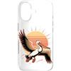 Animal Birdwatching Birdwatcher Gifts Custodia per iPhone 17 Pelican Bird Sun Retro 80s Sea Bird