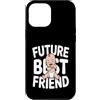 Cute Future Friend Baby Brother Custodia per iPhone 12 Pro Max Futuro migliore amico carino baby shower annuncio