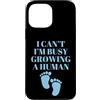 Cute Blue New Mother Custodia per iPhone 13 Pro Max Carino blu nuovo regalo mamma bambino bambino piedi
