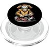 Grandio Design Cook Chef BBQ Grill Cooki Bigfoot BBQ Grillsquatch Sasquatch Barbecue Grill Chef PopSockets PopGrip per MagSafe