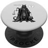 Demonique Tees and Ars Goetia Demon Gift Melchom Cat-Demone di Moneta E Giudizio PopSockets PopGrip Adesivo
