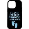 Cute Blue New Mother Custodia per iPhone 15 Pro Max Carino blu nuovo regalo mamma bambino bambino piedi