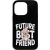 Cute Future Friend Baby Brother Custodia per iPhone 13 Pro Futuro migliore amico carino baby shower annuncio