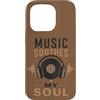 Music Soothes My Soul Custodia per iPhone 15 Pro Music Soothes My Soul Cuffie Vinile Record Musica