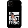 Cute Future Friend Baby Brother Custodia per iPhone 11 Futuro migliore amico carino baby shower annuncio