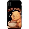 Pottery Capybara Outfit Custodia per iPhone XS Max Divertente costume Clay Vibes per gli amanti di Potter e Capibara