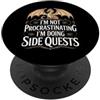 Gamer RPG Dragon Vintage Fantasy Nerd Lo Divertenti missioni secondarie dicendo procrastinare il drago PopSockets PopGrip Adesivo