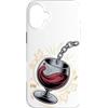 Red Wine Lover Drinking Gifts Custodia per iPhone 16 Plus Wine Connoisseur Sommelier Wine Tasting Expert