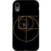 Fibonacci Golden Ratio Geometry Mathemat Custodia per iPhone XR Matematica matematica geometria circolare rapporto aureo di Fibonacci