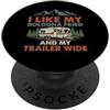 Trailer Life Gift Designs Mi piace la mia Bologna Fried e il mio trailer è molto divertente PopSockets PopGrip Adesivo