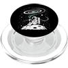 Cosmic Dreamer Design Moonlit Reader Astronauta Retro Space Book Lover PopSockets PopGrip per MagSafe