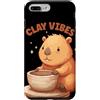 Pottery Capybara Outfit Custodia per iPhone 7 Plus/8 Plus Divertente costume Clay Vibes per gli amanti di Potter e Capibara