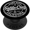 California Surf Vintage Coastal Retro Gr vendemmia, santa, cruz, surf, città, california, costa, PopSockets PopGrip Adesivo