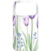 Floral Aesthetic Flower Botanical Gifts Custodia per iPhone 17 Pro Fiori di prato da giardino con tulipani di lavanda