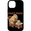 Pottery Capybara Outfit Custodia per iPhone 14 Funny Craft Peace Capybara con Potter Hobby