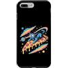 Cosmic Dreamer Design Custodia per iPhone 7 Plus/8 Plus Laser Eyes Pizza Surfer Cat Retro Vaporwave Space