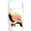 Animal Birdwatching Birdwatcher Gifts Custodia per iPhone 17 Pro Max Pelican Bird Sun Retro 80s Sea Bird