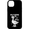 Funny Silly Goose Custodia per iPhone 14 Plus Oca stupida sul sciolto