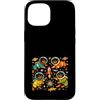 Rottweiler Astronaut Space Dogs Mid Cent Custodia per iPhone 15 Rottweiler Astronauta Space Dogs Mid Century Retro