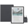 Amazon Kindle Scribe Colorsoft 64 GB (Grafite) + Penna Premium + Cover folio premium - Pelle di prima qualità (Grafite) + USB-C Caricabatterie