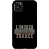 French born and France apparel Custodia per iPhone 11 Pro Max Retro Limoges Francia