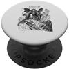 Demonique Tees and Ars Goetia Demon Gift Rahovart Il risveglio del re delle valanghe PopSockets PopGrip Adesivo