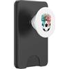 Floral Field Athletics Pallone da calcio con fiori acquerello e fiocchi PopSockets PopWallet per MagSafe