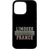 French born and France apparel Custodia per iPhone 15 Pro Max Retro Limoges Francia