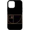Fibonacci Golden Ratio Geometry Mathemat Custodia per iPhone 12 mini Fibonacci Golden Ratio Geometria Amante Matematica Matematica Amante