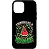 Cute Fruit Cartoon Joke for Food Lovers Custodia per iPhone 12 mini Divertente cibo gioco di parole anguria melonaire amante dei soldi