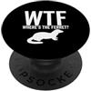 Fraxoweb WTF Where's The Ferret Funny Animal Amante Proprietario PopSockets PopGrip Adesivo