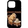 Pottery Capybara Outfit Custodia per iPhone 16 Pro Funny Craft Peace Capybara con Potter Hobby