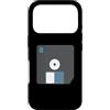 Funny Easy Lazy Last Minute Costumes Custodia per iPhone 17 Pro Costume Floppy Disk Nero