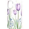 Floral Aesthetic Flower Botanical Gifts Custodia per iPhone 17 Fiori di prato da giardino con tulipani di lavanda
