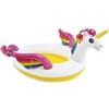 Intex 57441 Piscina Gonfiabile per Bambini Unicorno con Spruzzino 272x193x104 cm colore Multicolore
