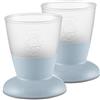 BABYBJÖRN Bicchiere per Bambini, Azzurro, 2 pezzi