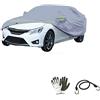 farbrothersonline COMPATIBILE CON AUDI A4 2.0 TDI 150CV S tronic S line edition TELO COPRIAUTO CON ZIP LATERALE 100% IMPERMEABILE ANTIGRAFFIO ANTIPOLVERE XL CAPPOTTA ANTISTRAPPO 533X196X145 COPERTURA PER AUTO