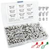 Wonuante 170 Pezzi Assortimento di Ingrassatori, M6 M8 M10, 45° 90° 180°