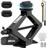 IMAYCC 3T Cric Per Auto Universale, 3000KGCric Auto Per BMW Con Tampone In Gomma BMW, Cric Portatile Per Auto Serie1/3/5/6/7/Z/X Con Chiave Per Dadi Ruota, Kit Emergenza Auto Per Auto BMWSerie